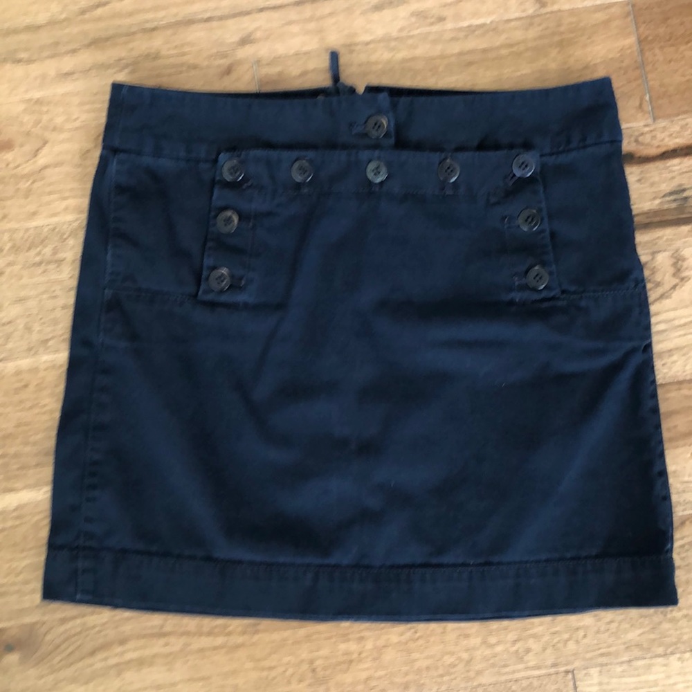 J Crew Sailor style mini skirt